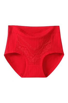 Slips Femme Taille Haute String en Pur Coton et Soie Culottes Elasticité Pantalons Triangle Stretch Soiree de Absorbante Mens