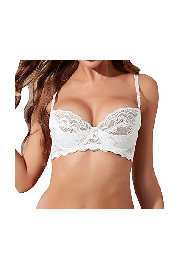 Soutien-Gorge Blanc Onepiece Crossborder E Commerce sous-vêtements Sexy sous-vêtements en Dentelle Underwear Menstruelle Abon