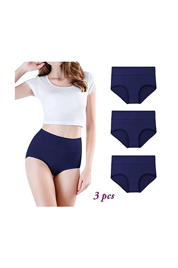 Lingerie Femme Sexy Ensemble Homme Sexy Hot y.2k Culotte Haute pour Femme Taille Extensible Culotte complète sous-vêtements C