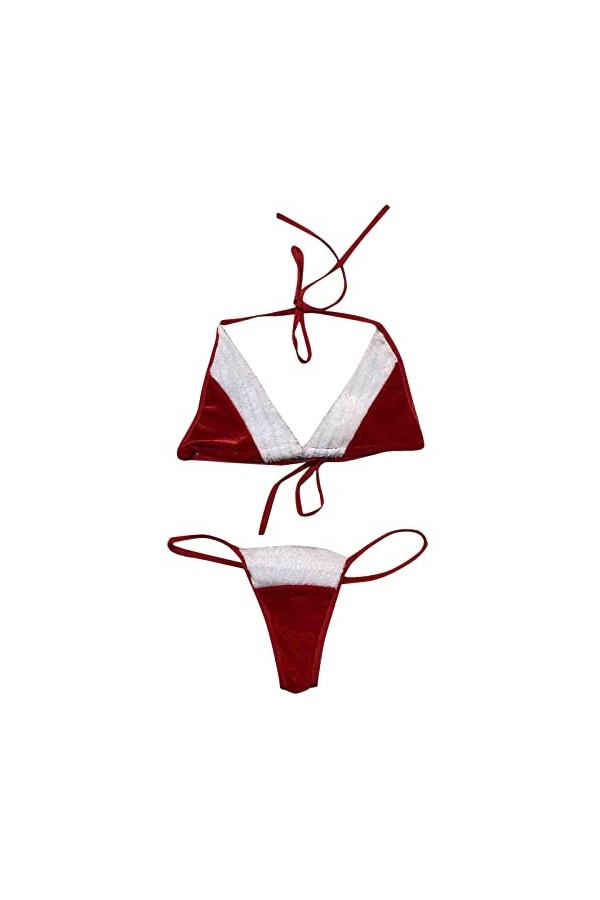 Lingerie Sexy Femme Dentelle Babydoll Érotique Sous Vêtements de Nuit Dos Nu Combinaison Dentelle Lingerie Découpe Body Pyjam