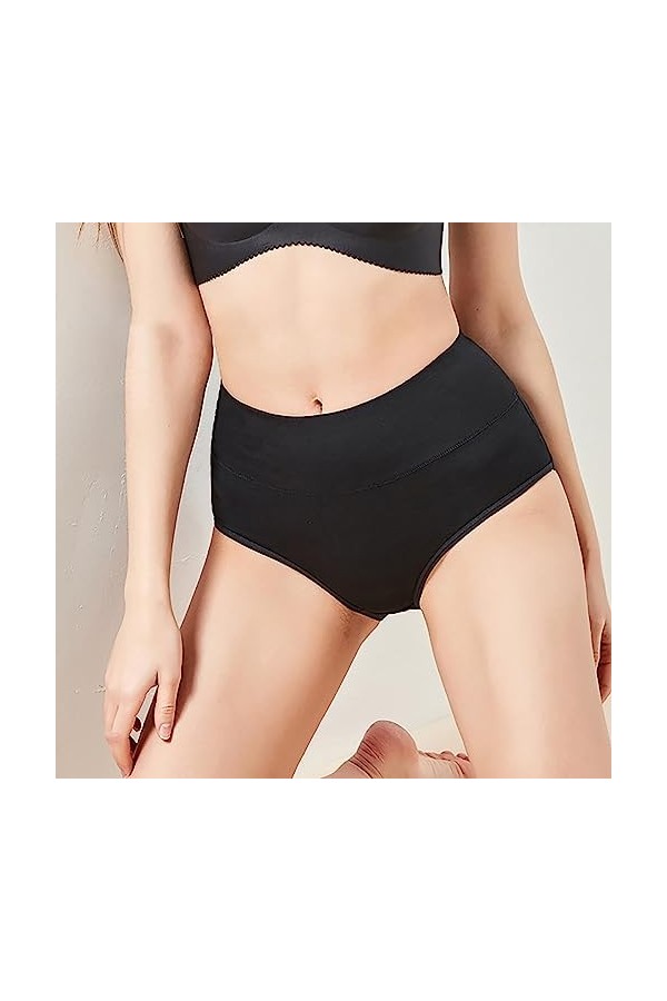 String en Pur Coton et Soie Femme Slips Stretch 2023 Nouveau Couleur Unie Pantalons Triangle de Absorbante Menstruelle Culott