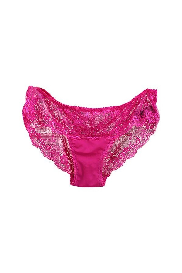 UOWEG Femmes Sexy Dentelle See-Through Respirant Mode Culotte Mémoires Lingerie sous-Vêtements Lingeries pour Femmes Hot Pin
