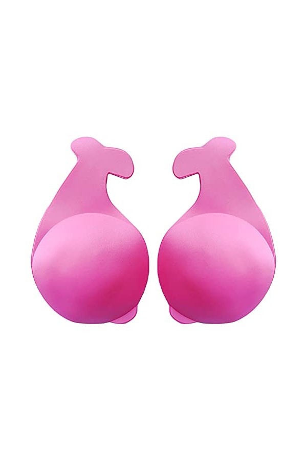 UOWEG Ruban adhésif Soutien-Gorge Soutien-Gorge sans Soutien-Gorge Lingerie Dentelle Rouge Pink, One Size 