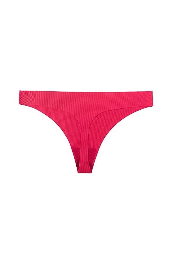 UOWEG Pièces Sexy Lingerie Briefs Culotte Femmes sous-vêtements 1 Impression Taille Basse Ensemble Soutien Gorge Sexy Red, S