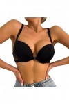 Lingerie Femme Sexy Ensemble Homme Sexy Hot y*2*k Anneau en Acier pour Femme Français Soutien-Gorge fermé Avant T Back Plus S