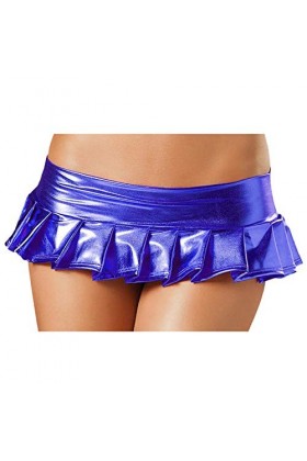 Lingerie Buses Ouvertes Métallique Mini Fonction-Clubwear Sous-vêtements Sexy Pyjama Femmes Jupe Lingerie Rouge Dentelle, ble