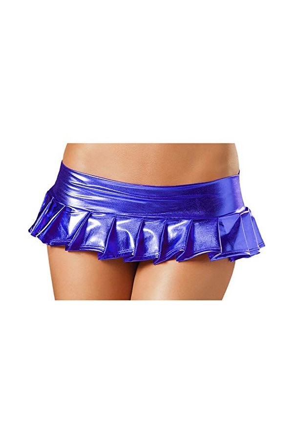 Lingerie Buses Ouvertes Métallique Mini Fonction-Clubwear Sous-vêtements Sexy Pyjama Femmes Jupe Lingerie Rouge Dentelle, ble