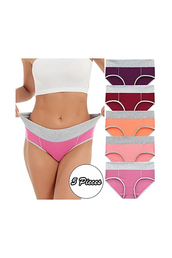 Shorts Stretch Femme Sexy sous-Vêtements Légère Respirant Culotte sans Couture Underwear Physiologiques Physiologiques String