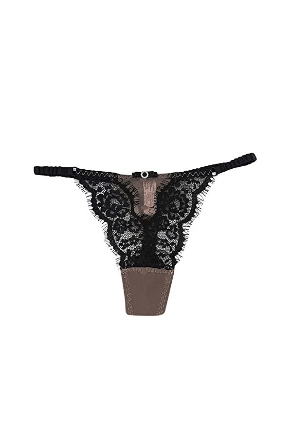 Culotte Dentelle Sexy pour Femme sous Vetements Culotte Taille Haute Style Hipster en Coton Femme String Femme Sexy Hot Culot