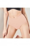 String en Pur Coton et Soie Femme Slips Stretch 2023 Nouveau Couleur Unie Pantalons Triangle de Absorbante Menstruelle Culott