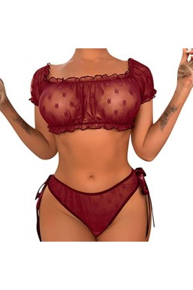 lingerie sexy costume femme sexy décolleté en V profond lingerie sexy ensemble vernis lingerie femme lingerie sexy élégante f