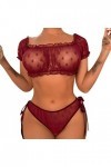 lingerie sexy costume femme sexy décolleté en V profond lingerie sexy ensemble vernis lingerie femme lingerie sexy élégante f