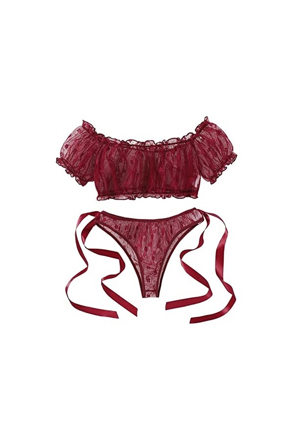 lingerie sexy costume femme sexy décolleté en V profond lingerie sexy ensemble vernis lingerie femme lingerie sexy élégante f