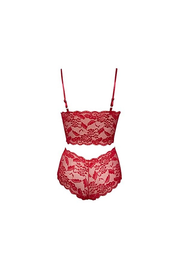 Zannycn Ensemble de lingerie sexy pour femme - Ensemble de lingerie érotique pour femme - Ensemble de sous-vêtements coquins 