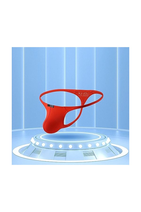 Strings pour Hommes Sexy Low Rise G String Briefs Bulge Pouch Underwear Tenu Sexy Coquin Homme