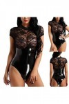 Lingerie Femme Sexy Ensemble Homme Sexy Hot y23k sous-vêtements Sexy Cuir Bodysuit vêtements de Nuit Dentelle Jumpsuit épissu