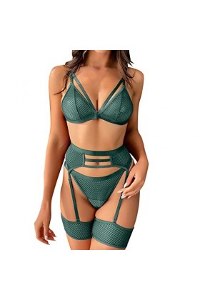 Lingerie Femme Sexy Ensemble Homme Sexy Hot y*2k Sexy Sheer Mesh Pyjamas Lingerie Ensemble Taille Haute Vêtements De Nuit Sou
