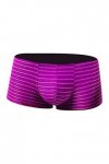 String Homme Sexy Hot Dentelle Slips Boxer Taille Boxer Sous-vêtements bas rayures pour hommes reliefs mode couleur tendance 