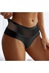 Générique Culotte Femme Femmes Maille Arc brodé Dentelle Transparent String Sexy sous-vêtements Dos Pansement évider Culotte 