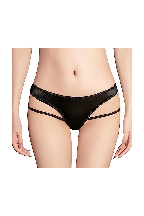 Lingerie Femme Dentelle Culottes Ouvertes Sexy Culottes À Nœud Taille Basse sous-vêtements Femmes Culottes Culotte Coton Culo