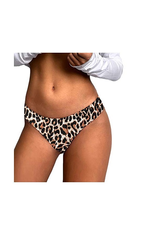 UOWEG Femmes Culottes Imprimer Pièces Mémoires Sexy 1 Lingerie Taille Basse sous-Vêtements Intimes Grande Chaussette Sexy Ye