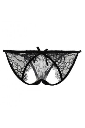 UOWEG T-Back Solide sous-vêtements Lingerie G-String Culottes Sexy Lingerie Sexy Solde Black, One Size 