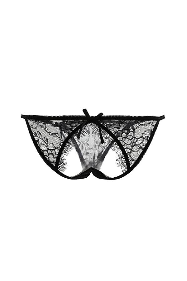 UOWEG T-Back Solide sous-vêtements Lingerie G-String Culottes Sexy Lingerie Sexy Solde Black, One Size 