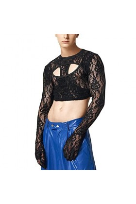 herre dentelle sexy discothèque danseuse cordon ombilical sexy vêtements homme string vernis sexy vetements string homme poly