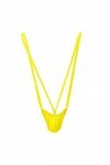 Homme String Maillot de Bain Tenue Hommes Jaune