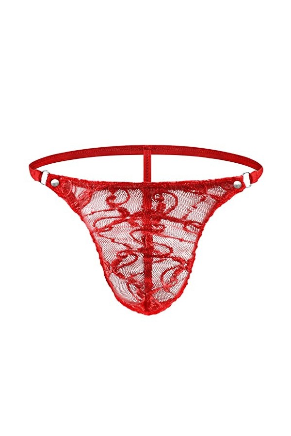 LKRSEEF Transparent Jockstrap Gay Travesti Erotique sous Vetement Elephant Sexy Hot Chic String Cosplay Tenue Coquin Slip Cor