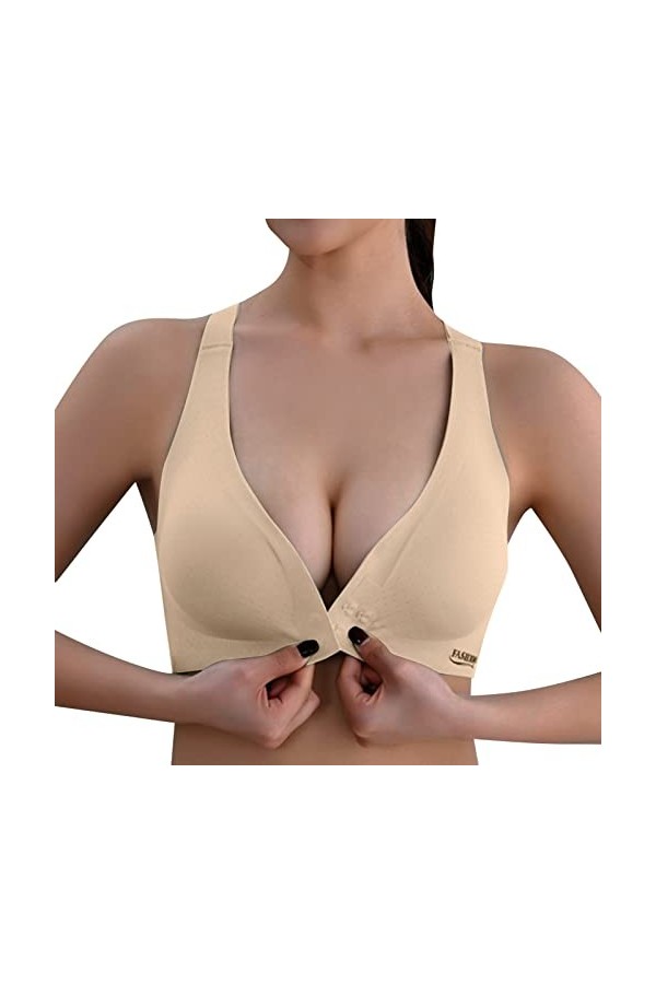 Lingerie Femme Sexy Ensemble Homme Sexy Hot y21k Soutien-Gorge à Fermeture Avant pour Femmes Racerback Plus Size Soutiens-Gor