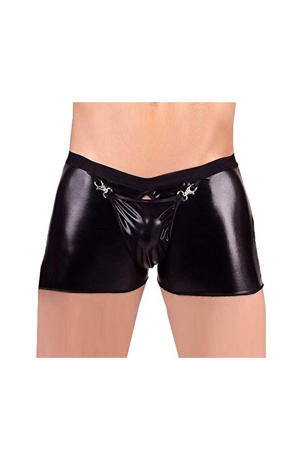 Lingerie Femme Sexy Ensemble Homme Sexy Hot y20k Hommes Lingerie Artificielle Cuir Bodysuit séduisante Slip Ouvert Entrejambe