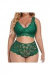 Lingerie Sexy Ensemble Femme Erotique sous-Vetements Dentelle Vêtements De Nuit Sexy Ensemble Soutien Gorge et String 2 Pièce