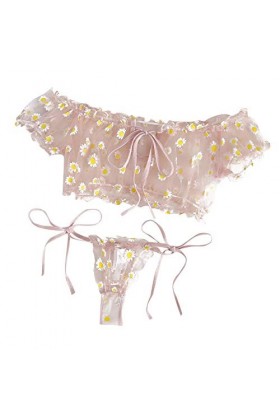 Ensemble Soutien Gorge et String Femme Dentelle Lingerie Sexy Ensemble 2 Pièce Vêtements De Nuit Erotique sous-Vetements Sexy