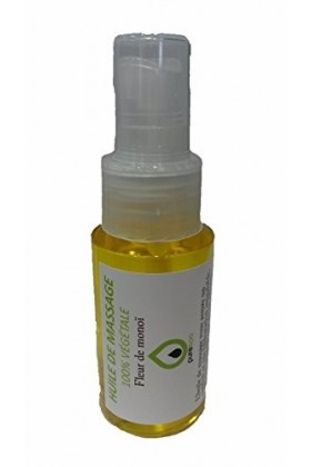 Purespa Huile de Massage végétale parfumée Spray - 100% Massage Naturelle relaxante et exotique Monoï, 50 ml 