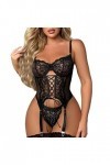 BIBOKAOKE Lingerie Femme Sexy Ensemble sous-vêtements Sexy Femme Coquine Lingerie Pas Cher Nuisette Sexy Transparent Lingerie
