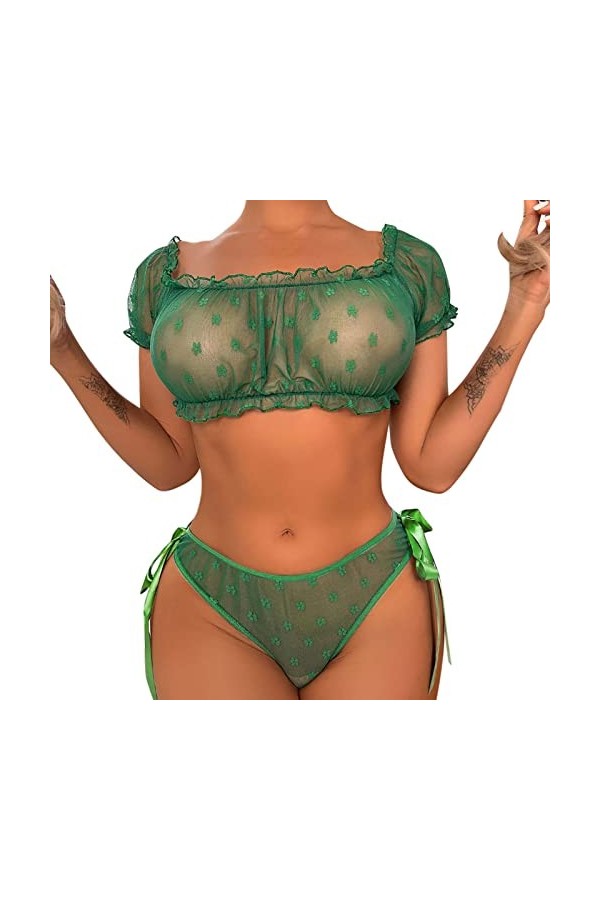 lingerie sexy costume femme sexy décolleté en V profond lingerie sexy ensemble vernis lingerie femme lingerie sexy élégante f