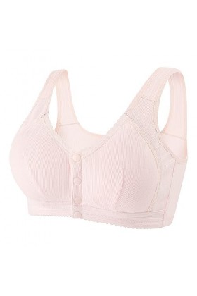 Brassière Femme Sexy Soutien-Gorge en Coton Confortable et Sexy pour Personnes Âgées avec Bretelles Réglables
