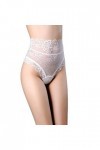 UOWEG Imitation Bare Bandage pour Femmes Lingerie sous-vêtements Dentelle Sexy Sexy Ensemble Lingerie Homme White, XXXL 
