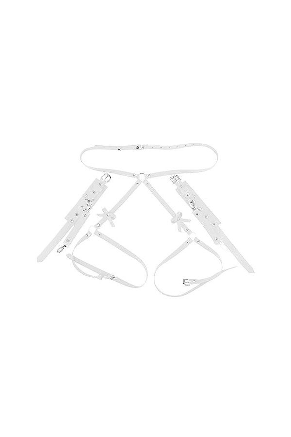 1 ensemble de ceinture de liaison pour femmes, Lingerie, jarretelles, Cage, accessoire de cuisse, Sexy, pour adultes, ensembl
