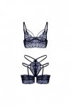Lingerie Sexy Ensemble Femme Sexy sous-Vetements Dentelle Ensemble Soutien Gorge et String Erotique Vêtements De Nuit 2 Pièce