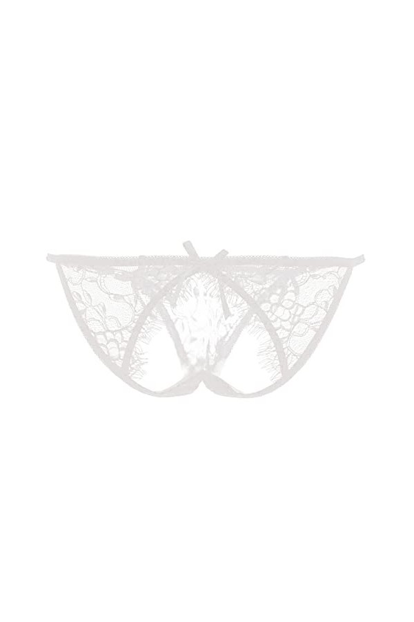 UOWEG T-Back Solide sous-vêtements Lingerie G-String Culottes Sexy Lingerie Sexy Solde White, One Size 