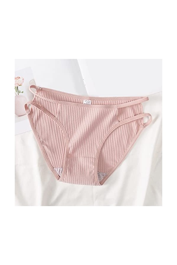 Briskorry String Sexy Culotte Ouverte Entrejambe Culotte sous Vetements Culottes Femme Culottes Coton pour Femme Confortable 