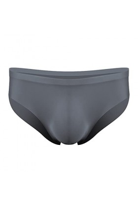 LOIJMK Sous-vêtements plats et respirants pour homme - Pour le sport - Coupe ajustée, gris, XXL