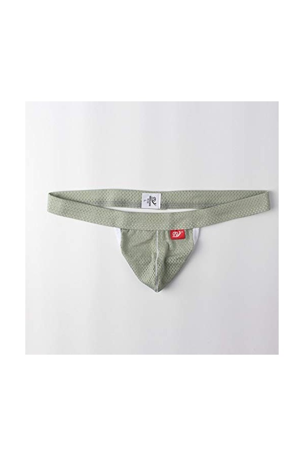 String Homme Transparent Mens Sexy Fashion sous-vêtements en résille Shorts Slip Soft Mesh Briefs G-String sous-vêtements Add