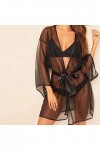 PANPANY Pyjamas Femmes vêtements de Nuit vêtements de Nuit Sexy sous-vêtements en Dentelle Lingerie intimes Dé Coquin Black,