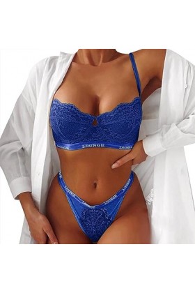 liaddkv Sous-vêtements sexy pour femme - Grande taille - Ensemble de sous-vêtements sexy à trois points - Cintres pour linger