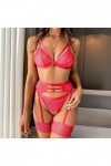 Lingerie Femme Sexy Ensemble Homme Sexy Hot y*2k Sexy Sheer Mesh Pyjamas Lingerie Ensemble Taille Haute Vêtements De Nuit Sou
