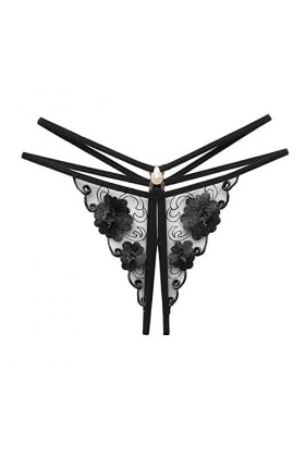 PANPANY Culottes pour Femme Taille Basse Multicolore sans Couture Femme String Soutien-Gorge Multipack sous Vetements Dentell