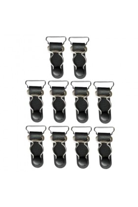 Bas à bretelles pour femmes, Punk Goth, bretelles de cuisse, ceinture de jambes, pinces à bretelles noires, accessoires 20mm-